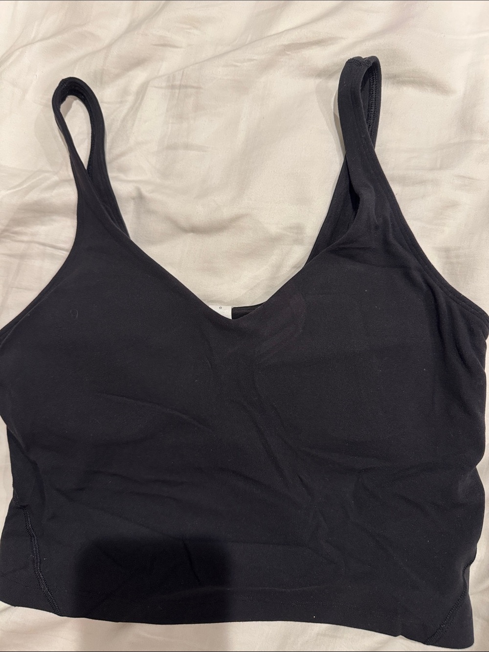 lululemon athletica Black Seamless Tank Bralette